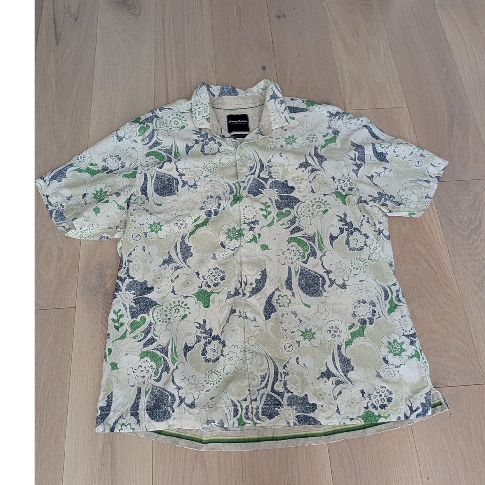 Tommy Bahama Limited Edition Silk Blend Floral Camp Shirt Men's XL Resort Luxury - Picture 3 of 11